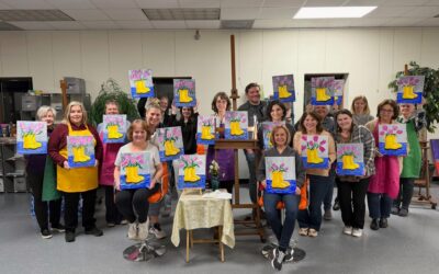 A Night of Creativity: Our First Paint & Sip at LF Studios